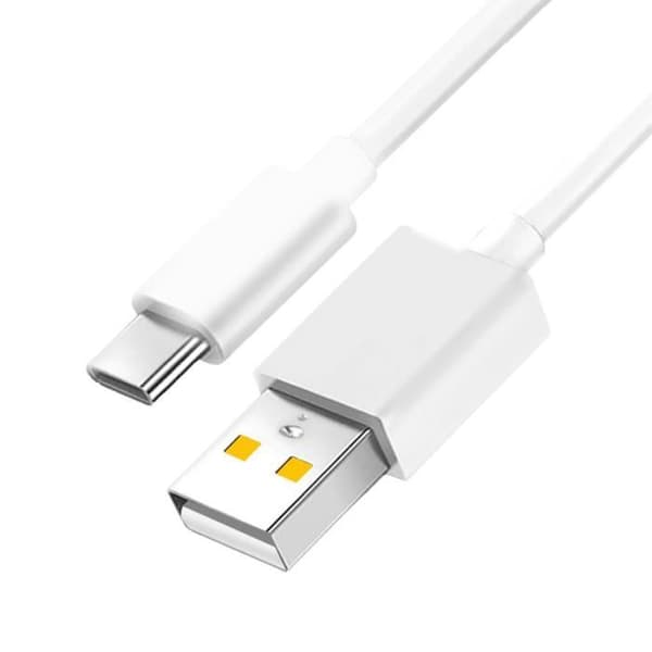 Kabel USB 2A till USB-C Laddning och synkronisering 1m Original Realme White