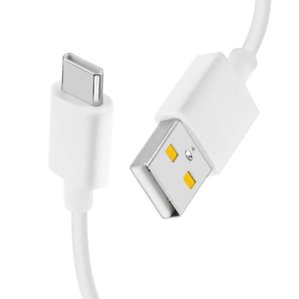 Kabel USB 2A till USB-C Laddning och synkronisering 1m Original Realme White