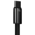 Miniatyrbilde 4 av 7: CABLU alimentare si date Baseus, Fast Charging Data Cable pt. smartphone, USB la USB Type-C (T), 100W, 480Mbps, aliaj zinc, braided(nylon),1m, negru,