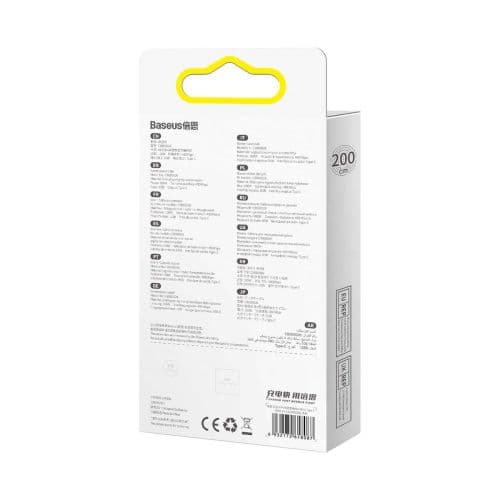 CABLU alimentare si date Baseus, Fast Charging Data Cable pt. smartphone, USB la USB Type-C (T), 100W, 480Mbps, aliaj zinc, braided(nylon),1m, negru,