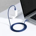 Miniatyrbilde 11 av 11: Baseus Type-C - Type-C Crystal Shine series fast charging data cable 100W 2m Blue (CAJY000703)