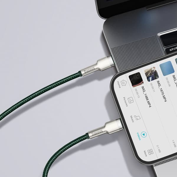 Baseus USB-C cable for Lightning 2m (green)