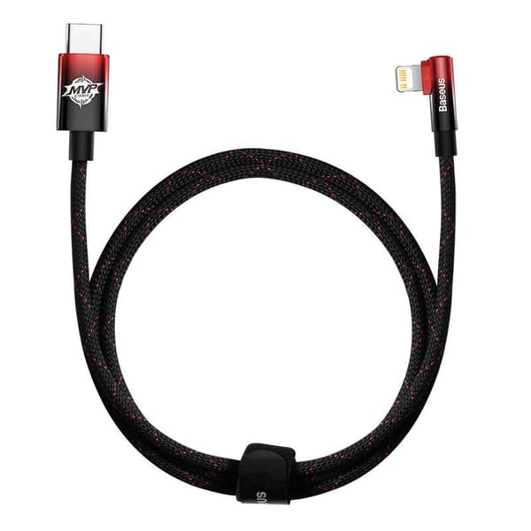 Baseus USB-C to Lightning MVP 20W 1m Cable (Black-red)