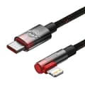 Miniatyrbild 1 av 5: Baseus USB-C to Lightning MVP 20W 1m Cable (Black-red)