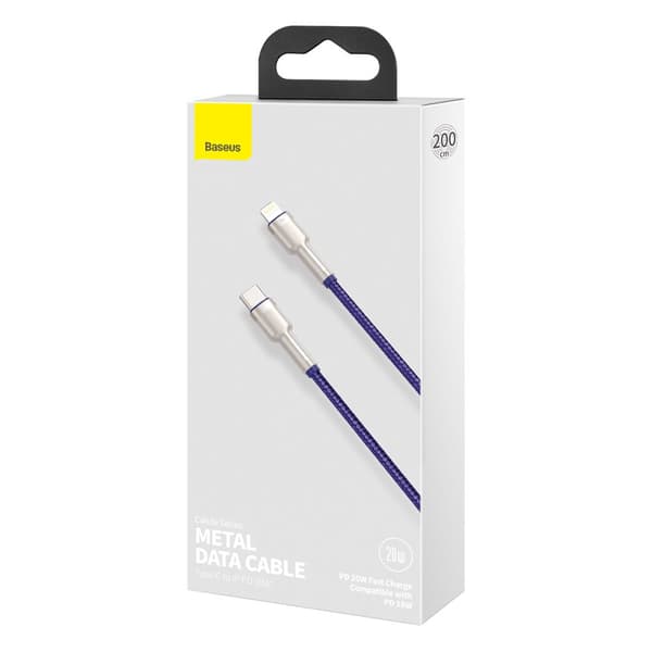Baseus Cafule Series USB-C cable for Lightning, 20W, 2m (purple)