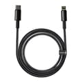 Miniatyrbild 4 av 8: CABLU alimentare si date Baseus Tungsten Gold,Fast Charging Data Cable pt. smartphone,USB la Lightning 20W, braided,2m rezistent zgarieturi,negru "CAT