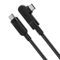 Miniatyrbillede 4 af 4: Cable USB-C to USB-C Acefast C5-03 angled, 100W, 2m (black)