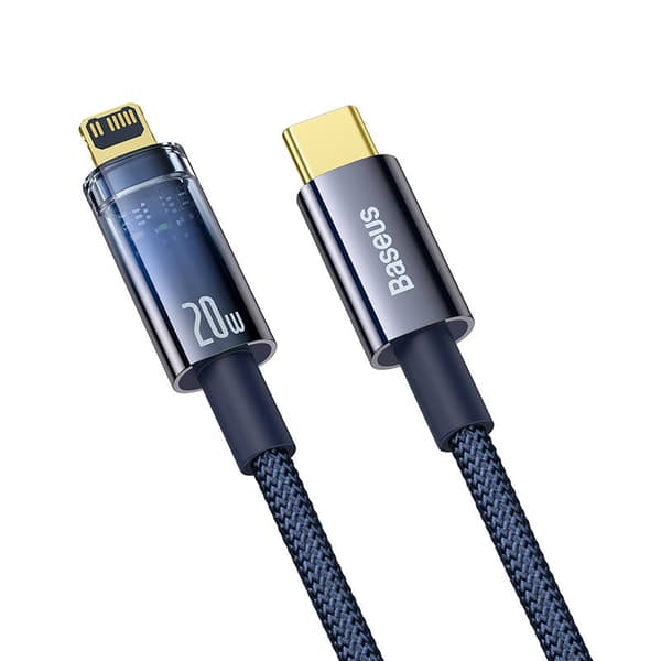 Baseus Explorer,USB-C to Lightning Cable, 20W, 1m (Blue)