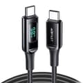 Miniatyrbild 4 av 4: Cable USB-C to USB-C Acefast C6-03 with display, 100W, 2m (black)