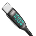 Pikkukuva 4 / 4: USB-C to USB-C cable BlitzWolf BW-TC23, with display, 100W, 0.9m (black)