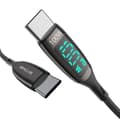 Pikkukuva 2 / 4: USB-C to USB-C cable BlitzWolf BW-TC23, with display, 100W, 0.9m (black)