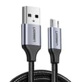 Miniatyrbild 7 av 7: CABLU alimentare si date Ugreen, "US290", Fast Charging Data Cable pt. smartphone, USB la Micro-USB, braided, 1.5m, negru "60147" (timbru verde 0.08 l
