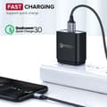 Miniatyrbild 2 av 7: CABLU alimentare si date Ugreen, "US290", Fast Charging Data Cable pt. smartphone, USB la Micro-USB, braided, 1.5m, negru "60147" (timbru verde 0.08 l