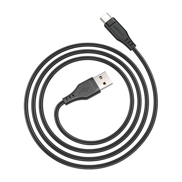 USB cable to USB-C, Acefast C3-04 1.2m, 60W (black)
