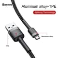 Miniatyrbild 4 av 9: Baseus CAMKLF-AG1 USB cable 0.5 m USB A Micro-USB B Black