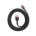 Miniatyrbilde 9 av 9: Baseus Type-C Cafule Cable 3A 1m Red + Black (CATKLF-B91)