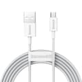 Miniatyrbilde 6 av 6: CABLU alimentare si date Baseus Superior, Fast Charging Data Cable pt. smartphone, USB la Micro-USB 2A, 2m, alb "CAMYS-A02" (timbru verde 0.08 lei) -