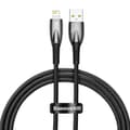Miniatyrbild 6 av 6: USB cable for Lightning Baseus Glimmer Series, 2.4A, 1m (Black)