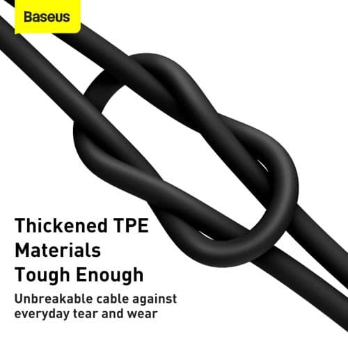 Baseus Type-C Superior series fast charging data cable 66W (11V/6A) 2m Black (CATYS-A01)