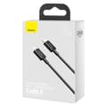 Pikkukuva 11 / 11: CABLU alimentare si date Baseus Superior, Fast Charging Data Cable pt. smartphone, USB Type-C la Lightning Iphone PD 20W, 2m, negru "CATLYS-C01" (timb