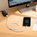 Miniatyrbillede 10 af 11: CABLU alimentare si date Baseus Dynamic, Fast Charging Data Cable pt. smartphone, USB la USB Type-C 100W, brodat, 1m, alb "CALD000602" (timbru verde 0