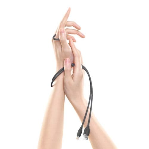 Baseus Jelly  cable USB to Lightning, 2,4A, 1,2m (black)
