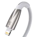 Miniatyrbilde 4 av 5: USB-C cable for Lightning Baseus Glimmer Series, 20W, 1m (White)