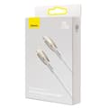 Miniatyrbilde 1 av 5: USB-C cable for Lightning Baseus Glimmer Series, 20W, 1m (White)