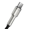 Miniatyrbillede 6 af 7: USB cable for USB-C Baseus Cafule, 66W, 0.25m (black)
