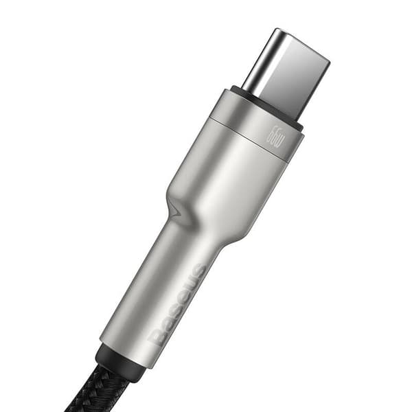 USB cable for USB-C Baseus Cafule, 66W, 0.25m (black)