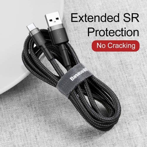 Baseus CATKLF-UG1 USB cable 3 m USB A USB C Black