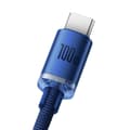 Miniatyrbilde 3 av 6: Baseus Crystal Shine cable USB to USB-C, 100W, 2m (blue)