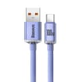 Miniatyrbild 4 av 6: Baseus Crystal Shine cable USB to USB-C, 100W, 2m (purple)