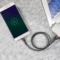 Miniatyrbillede 8 af 11: Baseus Cafule Micro USB Cable 2A 3m (Black+Red)