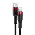 Miniatyrbillede 3 af 10: Baseus Cafule Cable Type-C to iP PD 18W 1m Red+Black
