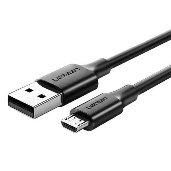 CABLU alimentare si date Ugreen, "US289", Fast Charging Data Cable pt. smartphone, USB la Micro-USB, nickel plating, PVC, 3m, negru "60827" (timbru ve