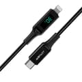 Miniatyrbild 3 av 3: Cable USB-C to Lightning Acefast C6-01, 30W, MFi, 1.2m (black)