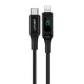 Miniatyrbild 2 av 3: Cable USB-C to Lightning Acefast C6-01, 30W, MFi, 1.2m (black)