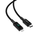 Miniatyrbild 1 av 3: Cable USB-C to Lightning Acefast C6-01, 30W, MFi, 1.2m (black)