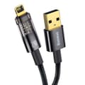 Miniatyrbillede 1 af 8: Baseus Lightning Explorer Series Auto Power-Off Fast Charging Data Cable 2.4A, 1m Black (CATS000401)