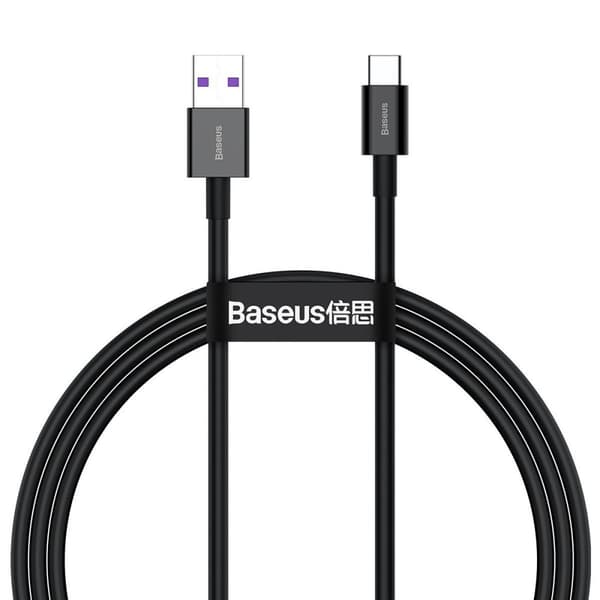 CABLU alimentare si date Baseus Superior, Fast Charging Data Cable pt. smartphone, USB la USB Type-C 66W, 1m, negru "CATYS-01" (timbru verde 0.08 lei)