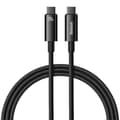 Miniatyrbild 5 av 9: Baseus Type-C to Type-C Tungsten Gold Series Cable 480Mb/s, 240W, 1m, Black (CAWJ040001)