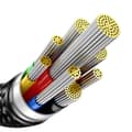 Miniatyrbild 9 av 9: Baseus Type-C to Type-C Tungsten Gold Series Cable 480Mb/s, 240W, 1m, Black (CAWJ040001)