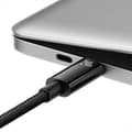 Miniatyrbild 2 av 9: Baseus Type-C to Type-C Tungsten Gold Series Cable 480Mb/s, 240W, 1m, Black (CAWJ040001)