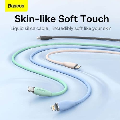 Baseus Jelly  cable USB-C to Lightning, 20W, 1,2m (black)