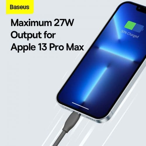 Baseus Jelly  cable USB-C to Lightning, 20W, 1,2m (black)