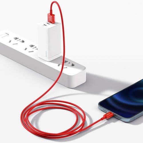Baseus Lightning Superior Series cable, Fast Charging, Data 2.4A, 1m Red (CALYS-A09)