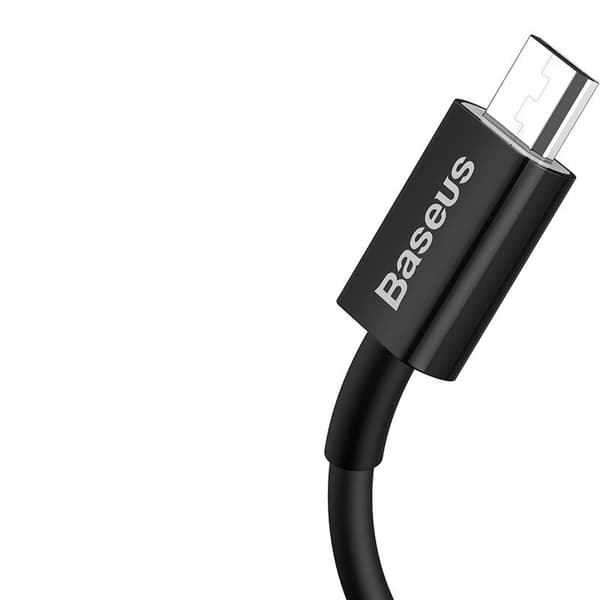CABLU alimentare si date Baseus Superior, Fast Charging Data Cable pt. smartphone, USB la Micro-USB 2A, 2m, negru "CAMYS-A01" (timbru verde 0.08 lei)