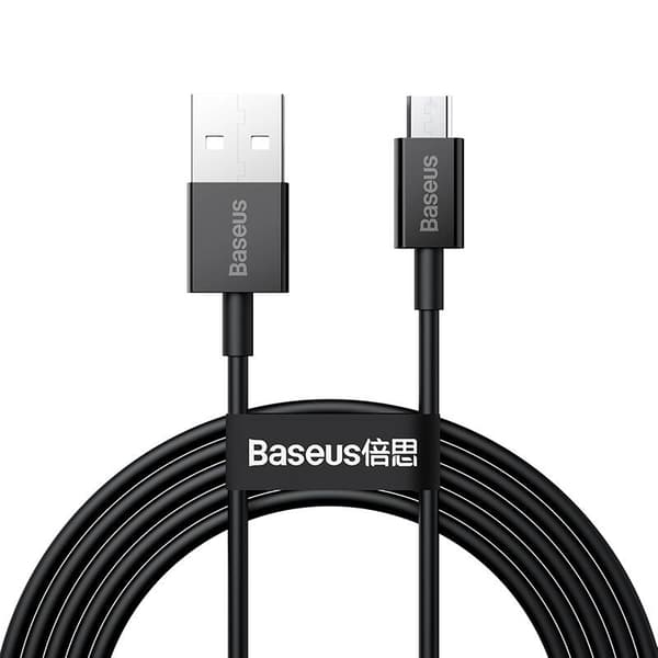 CABLU alimentare si date Baseus Superior, Fast Charging Data Cable pt. smartphone, USB la Micro-USB 2A, 2m, negru "CAMYS-A01" (timbru verde 0.08 lei)