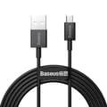 Miniatyrbild 7 av 7: CABLU alimentare si date Baseus Superior, Fast Charging Data Cable pt. smartphone, USB la Micro-USB 2A, 2m, negru "CAMYS-A01" (timbru verde 0.08 lei)